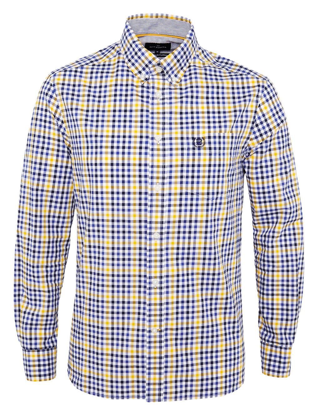 Pure Cotton Grid Checked Shirt 1 of 7