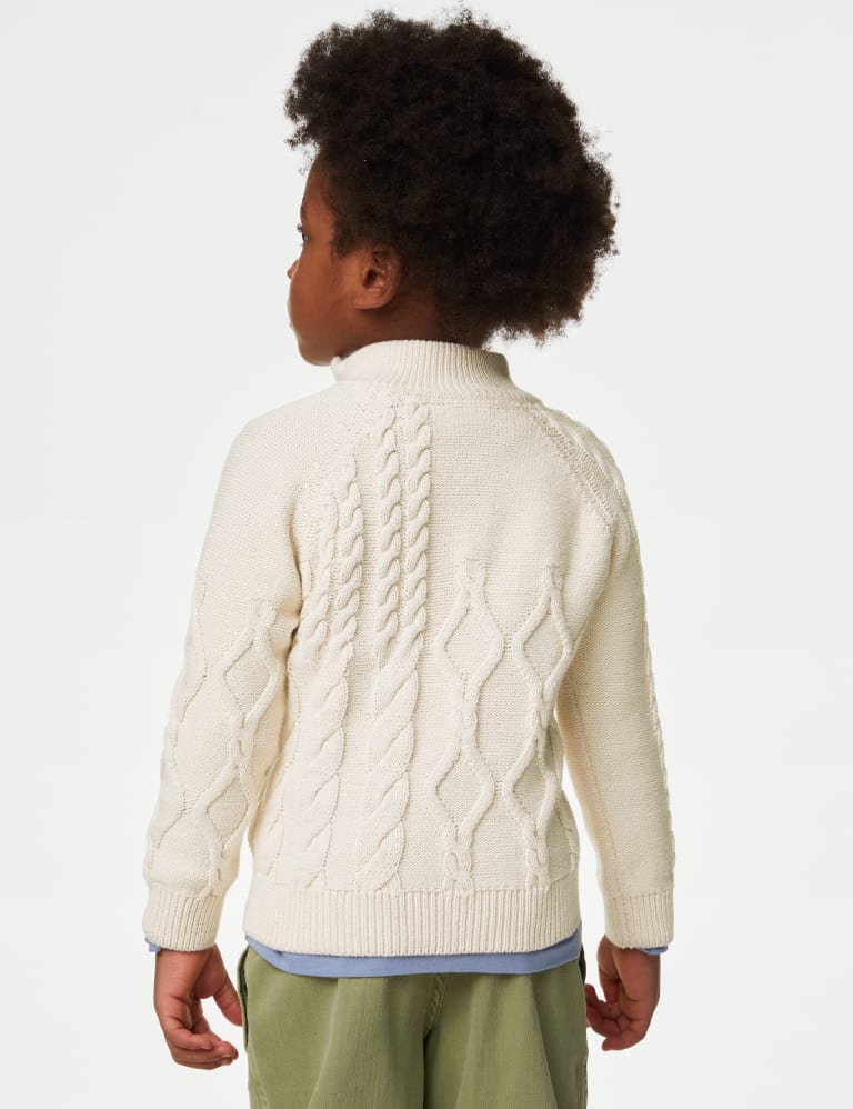 M&s half online zip jumper