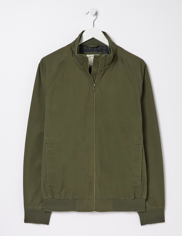 Pure Cotton Harrington Bomber Jacket 2 of 4