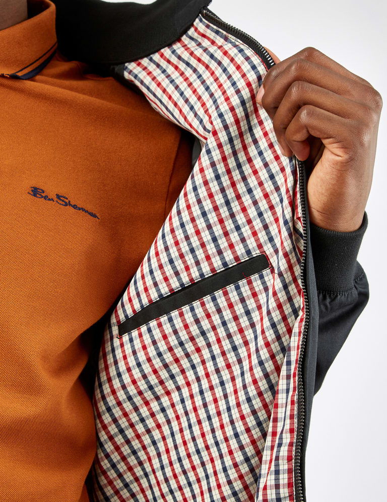 Ben sherman wool harrington cheap jacket