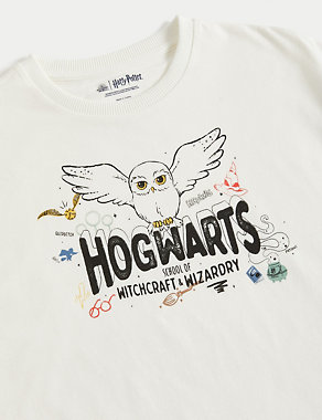 Pure Cotton Harry Potter™ Hedwig T-Shirt (6-16 Yrs) Image 2 of 3