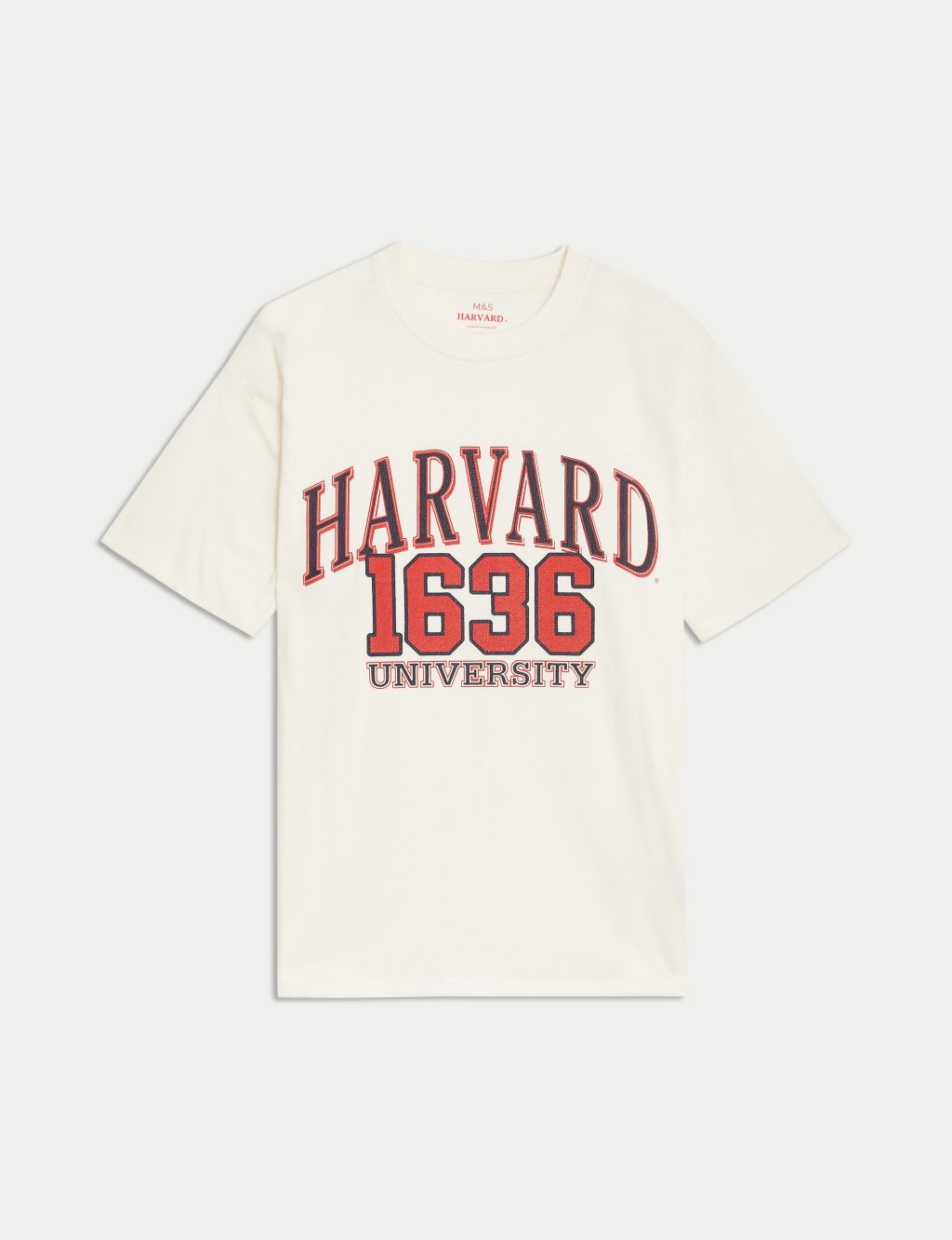 Pure Cotton Harvard Slogan T-Shirt (6-16 Yrs) 3 of 3