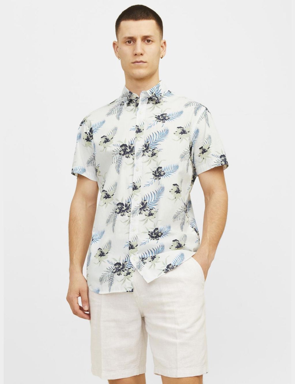 Pure Cotton Hawaiian Shirt 3 of 7