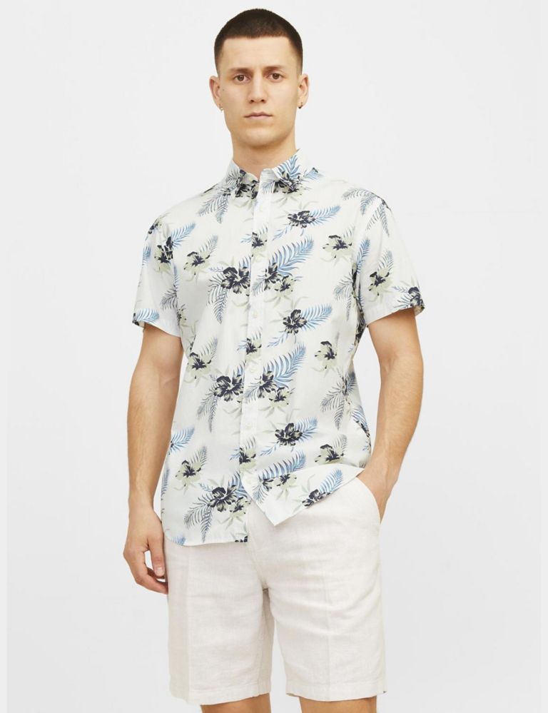 Pure Cotton Hawaiian Shirt 1 of 7