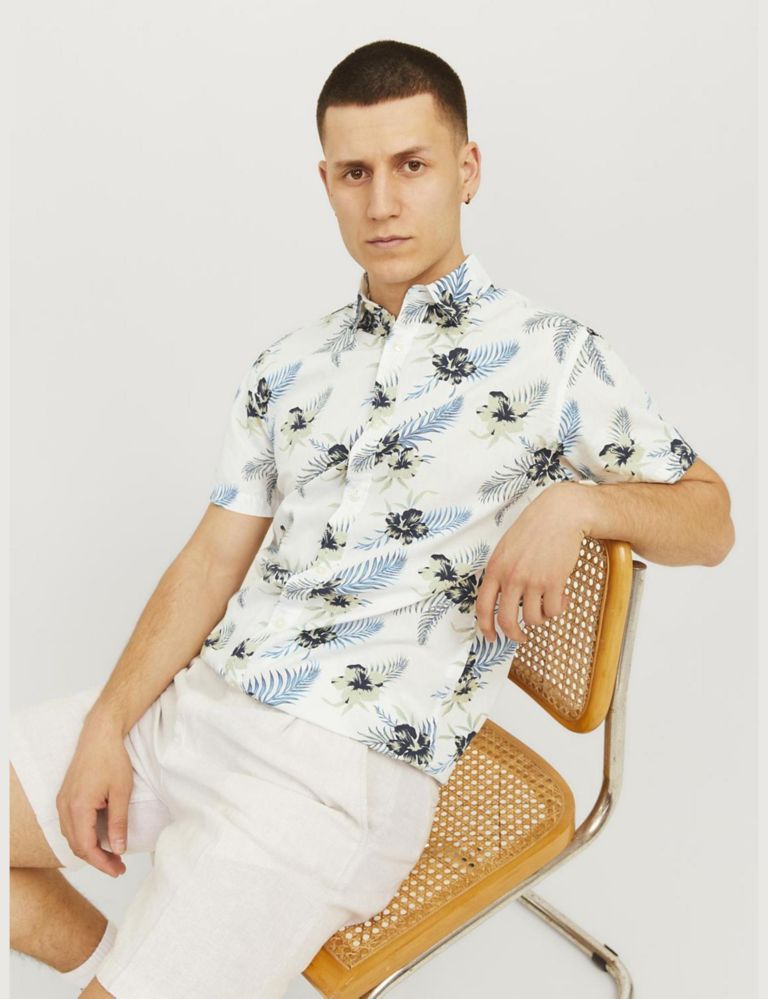 Pure Cotton Hawaiian Shirt 5 of 7
