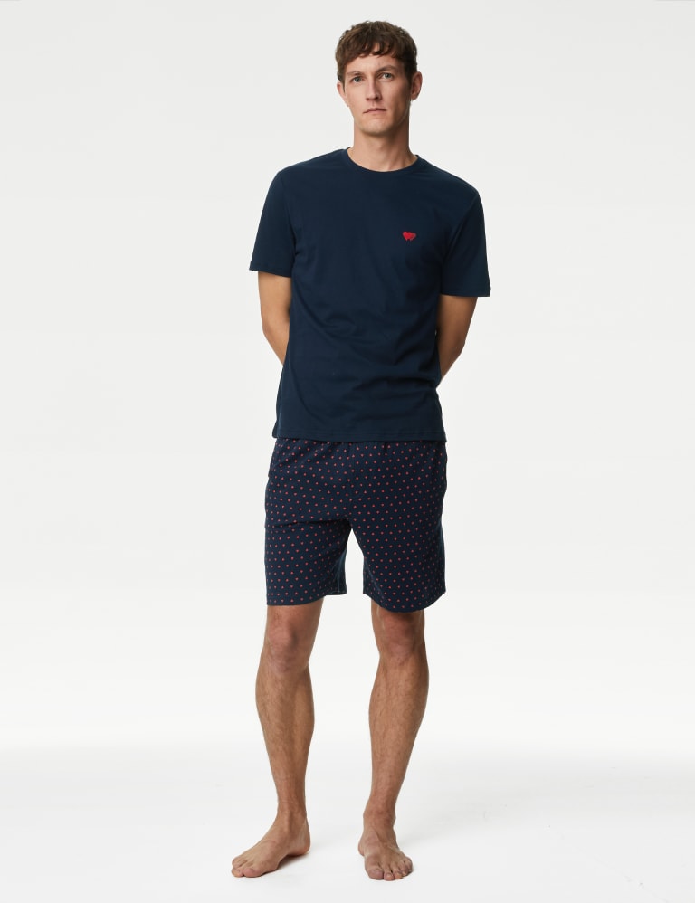 M&s mens short pyjamas top