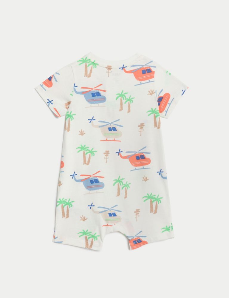 Pure Cotton Helicopter Romper (0-3 Years) 2 of 3