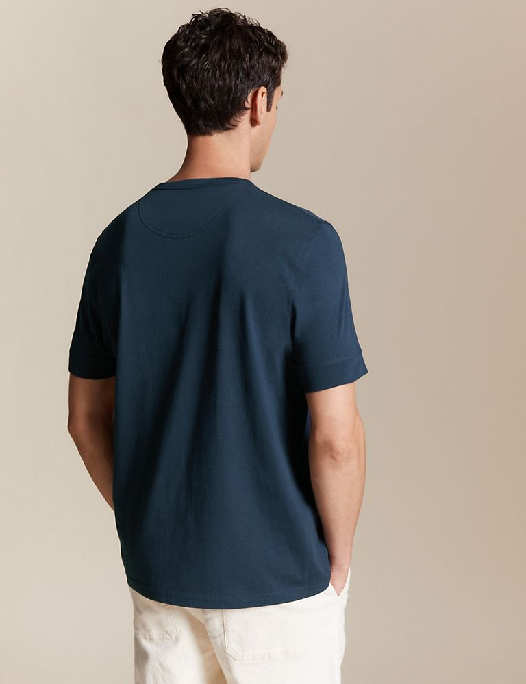 Pure Cotton Henley T-Shirt | M&S Originals | M&S