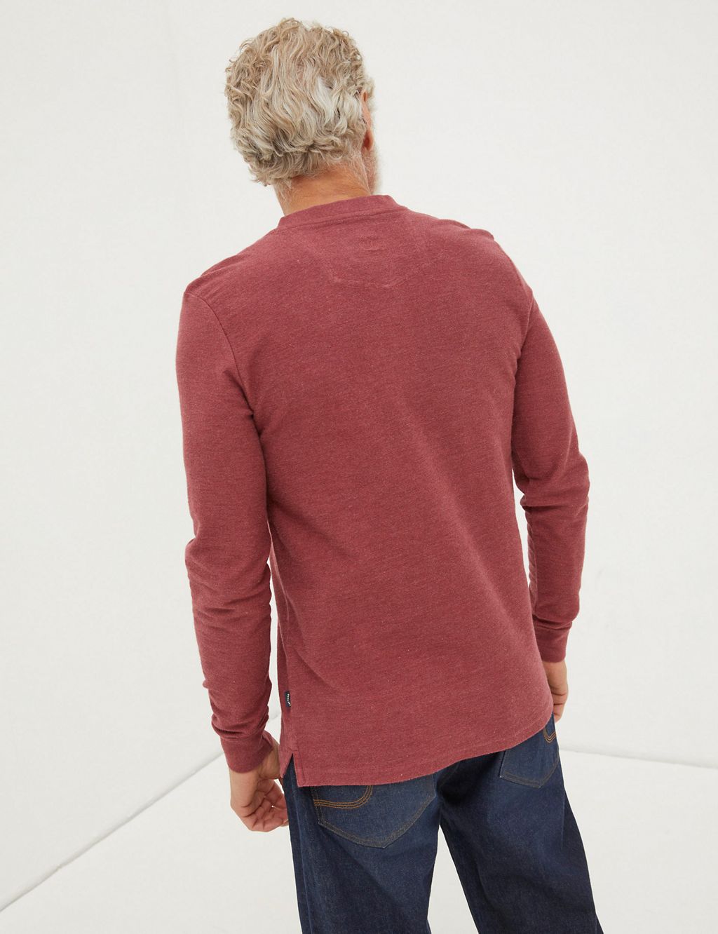 Pure Cotton Henley T-Shirt 2 of 5