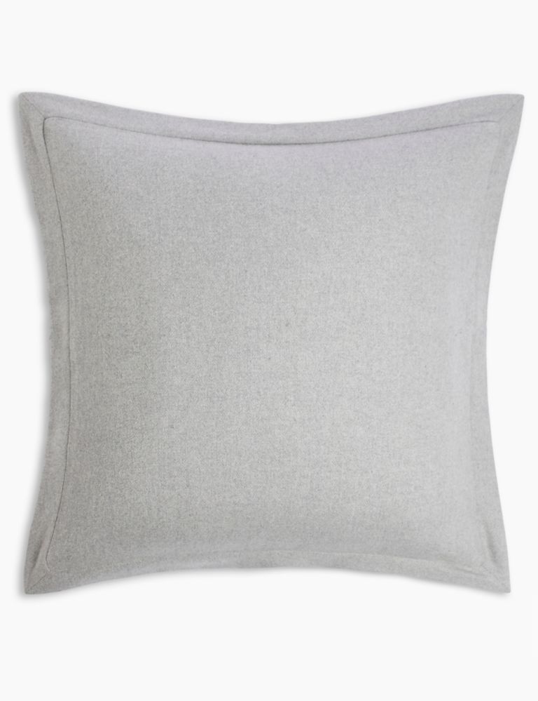 Pure Cotton Herringbone Large Cushion 1 of 4
