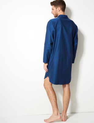 Mens best sale cotton nightshirt