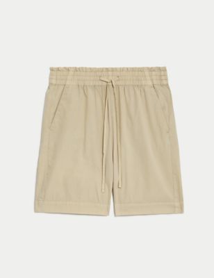 Pure Cotton High Waisted Shorts Image 2 of 5