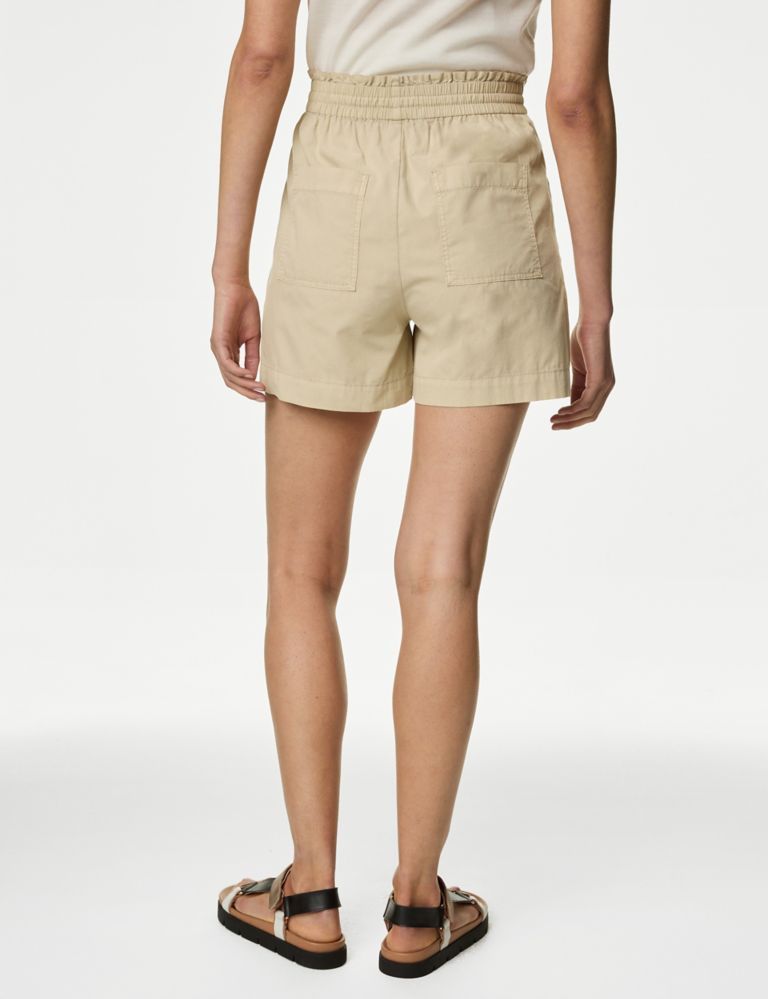 Pure Cotton High Waisted Shorts | M&S Collection | M&S