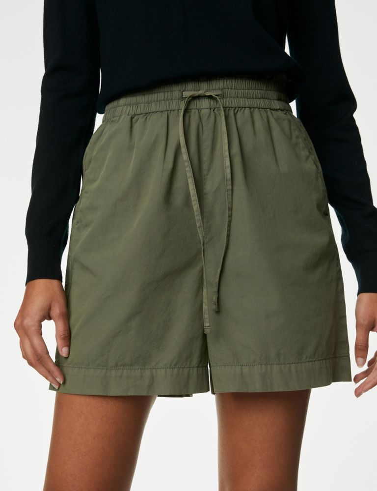 Pure Cotton High Waisted Shorts 4 of 5