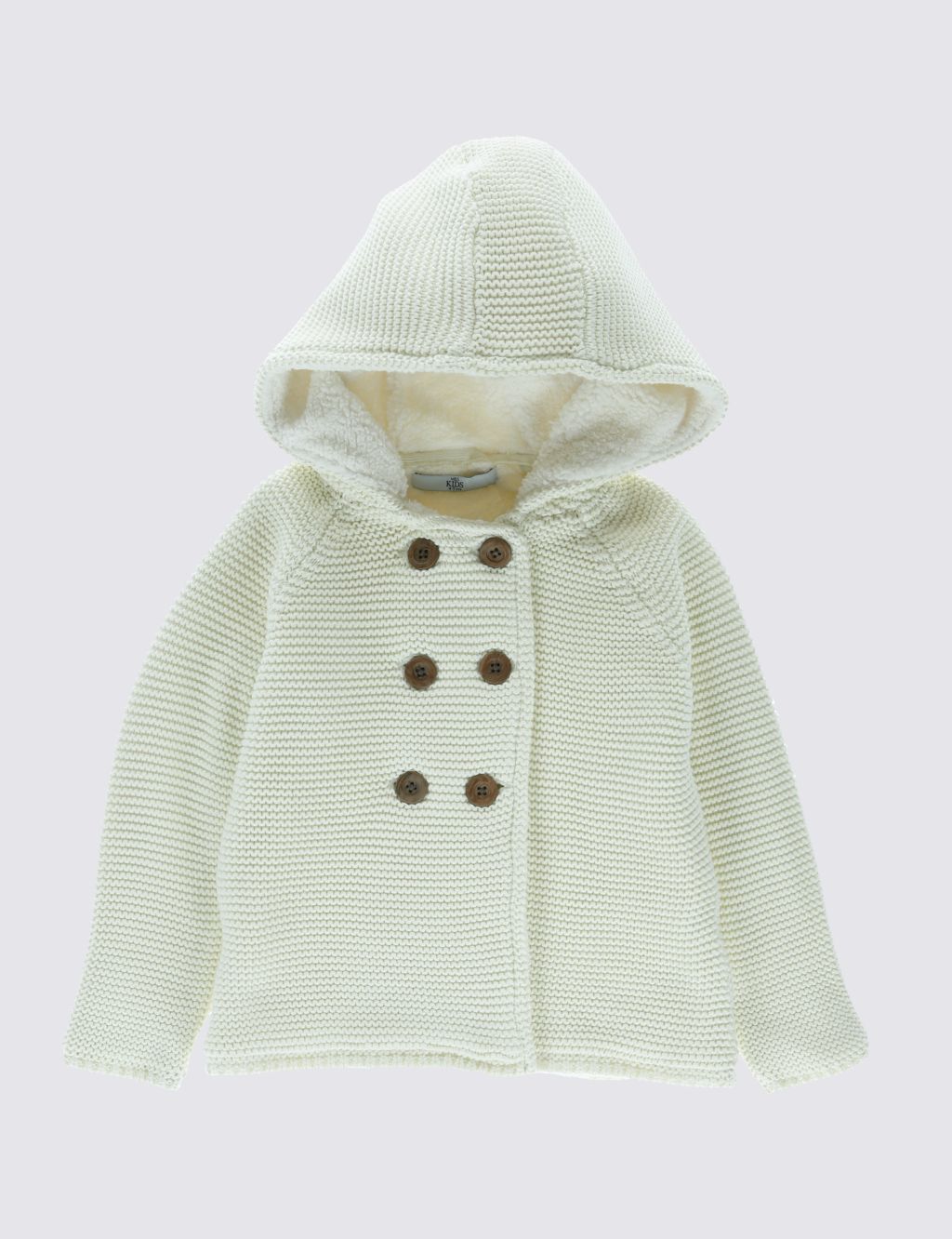 Pure Cotton Hooded Cardigan with StayNEW™ (1-7 Years) 1 of 5