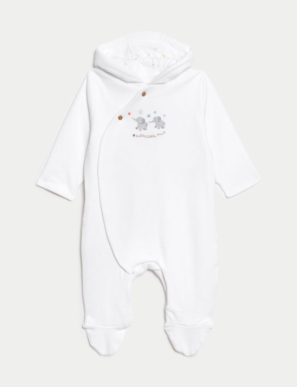 Pure Cotton Hooded Elephant All in One (7lbs-1 Yrs) 3 of 3