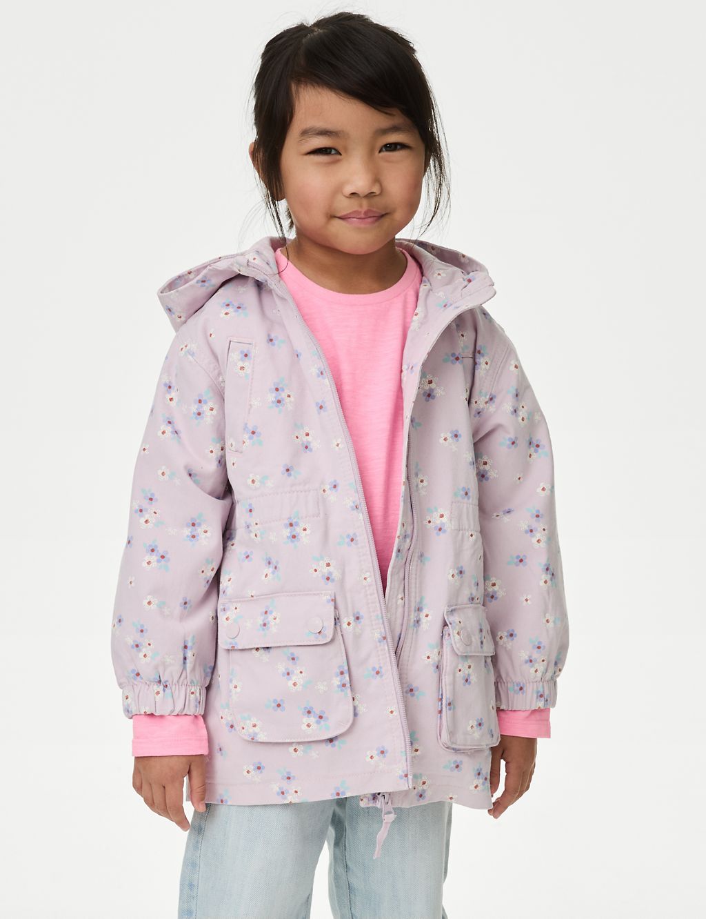 Pure Cotton Hooded Parka (2-8 Yrs) 2 of 8