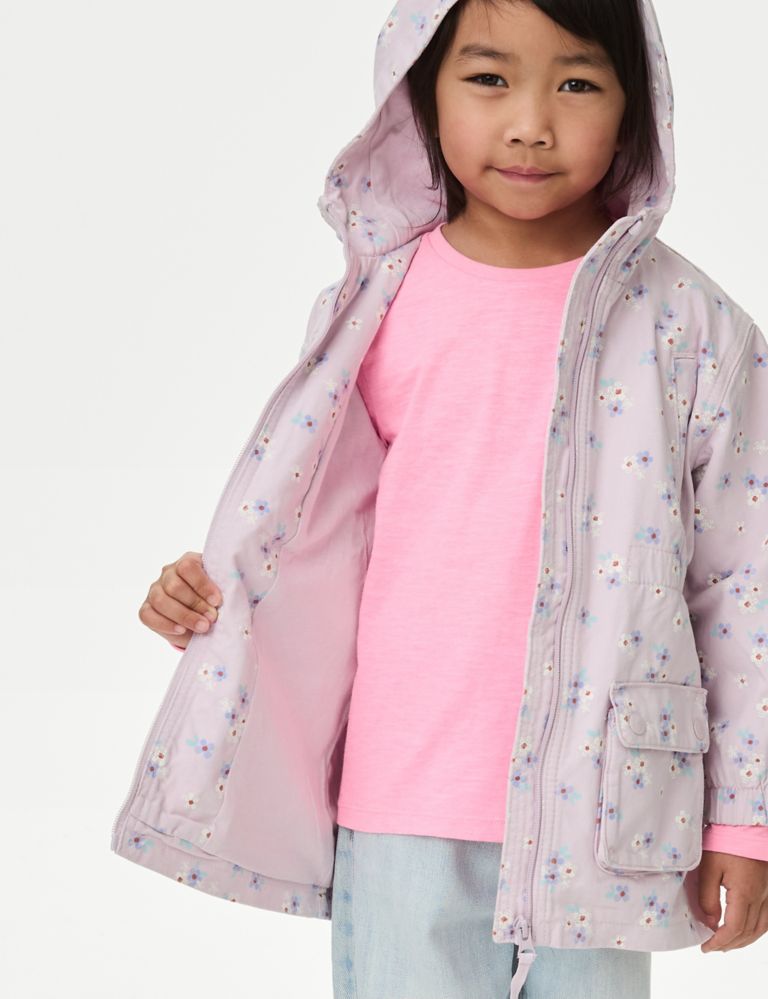 Pure Cotton Hooded Parka (2-8 Yrs) 6 of 8