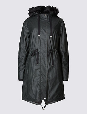 Pure Cotton Hooded Parka Image 2 of 6