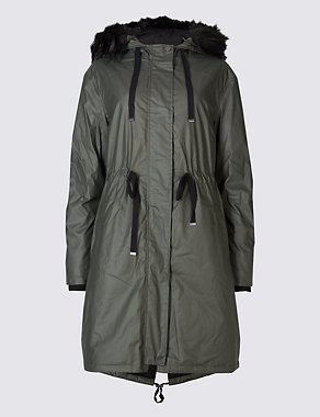 Pure Cotton Hooded Parka Image 2 of 6