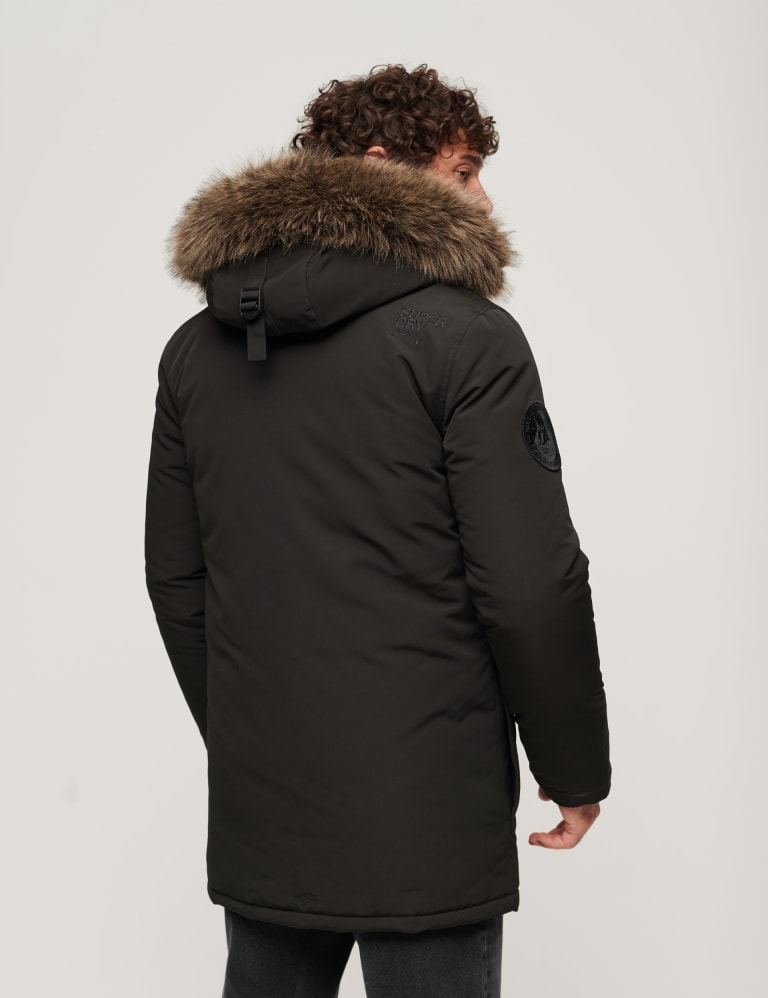 Pure Cotton Hooded Parka Jacket