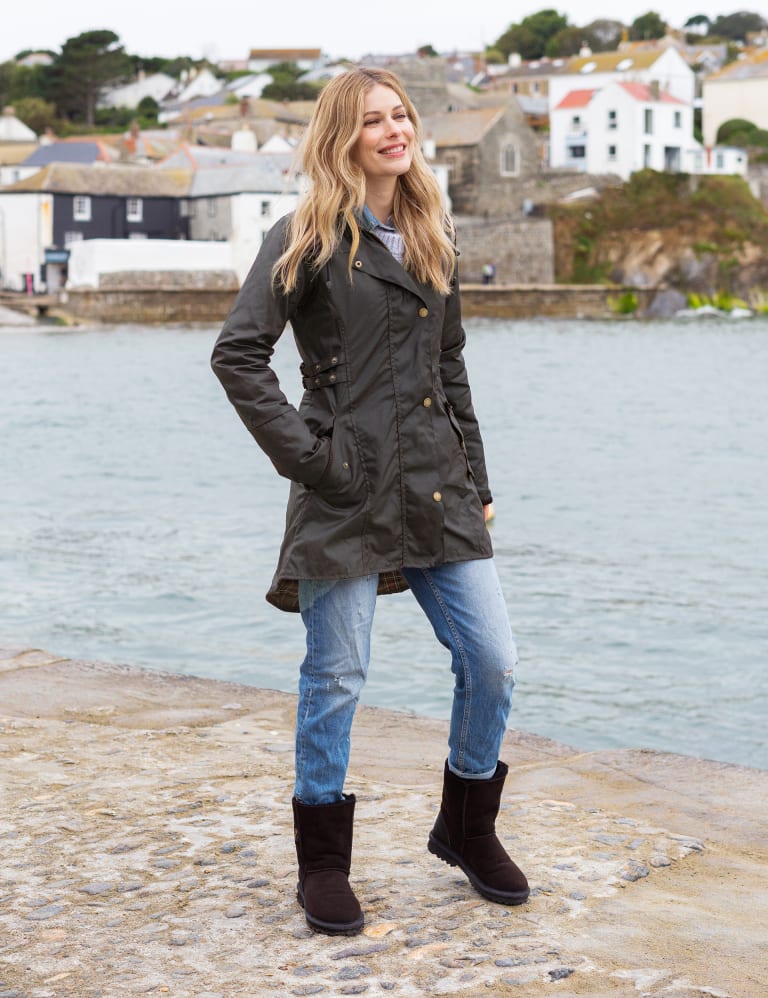 Hunter cotton smock raincoat discount