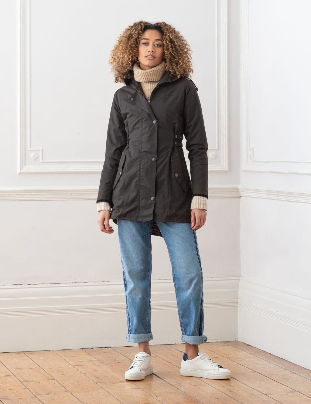 Pure Cotton Hooded Raincoat Celtic Co. M S