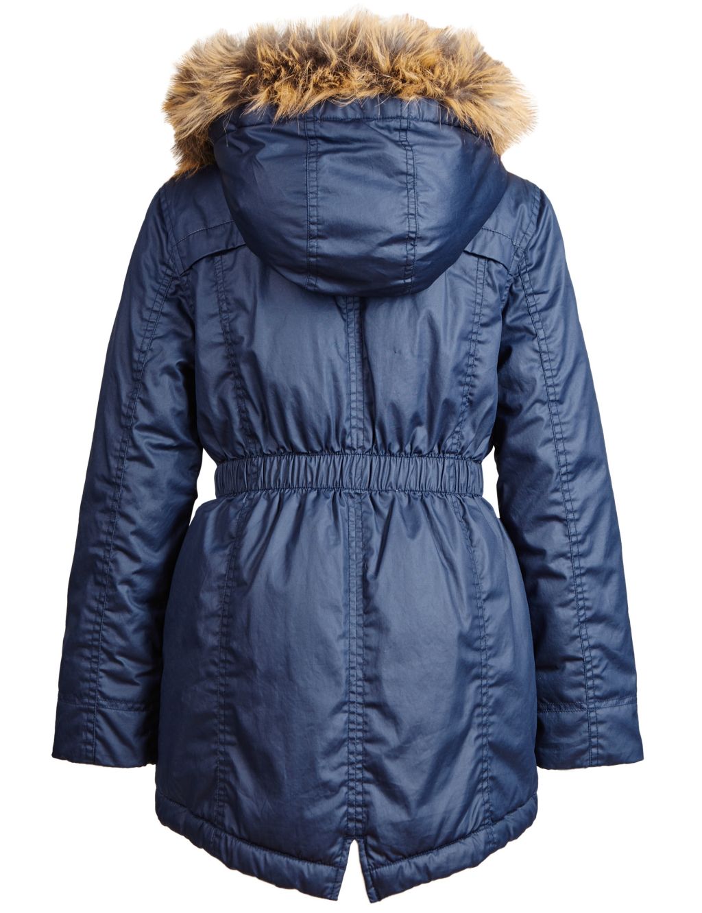 Pure Cotton Hooded Waxy Coat with Stormwear™ (3-14 Years) 9 of 9