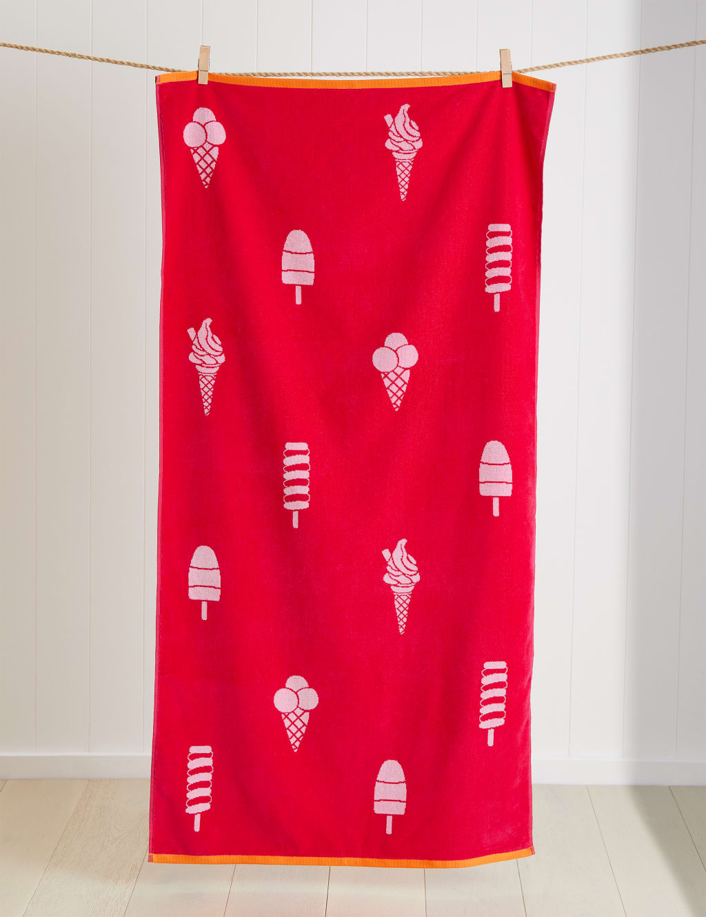 Ice cream beach towel clearance