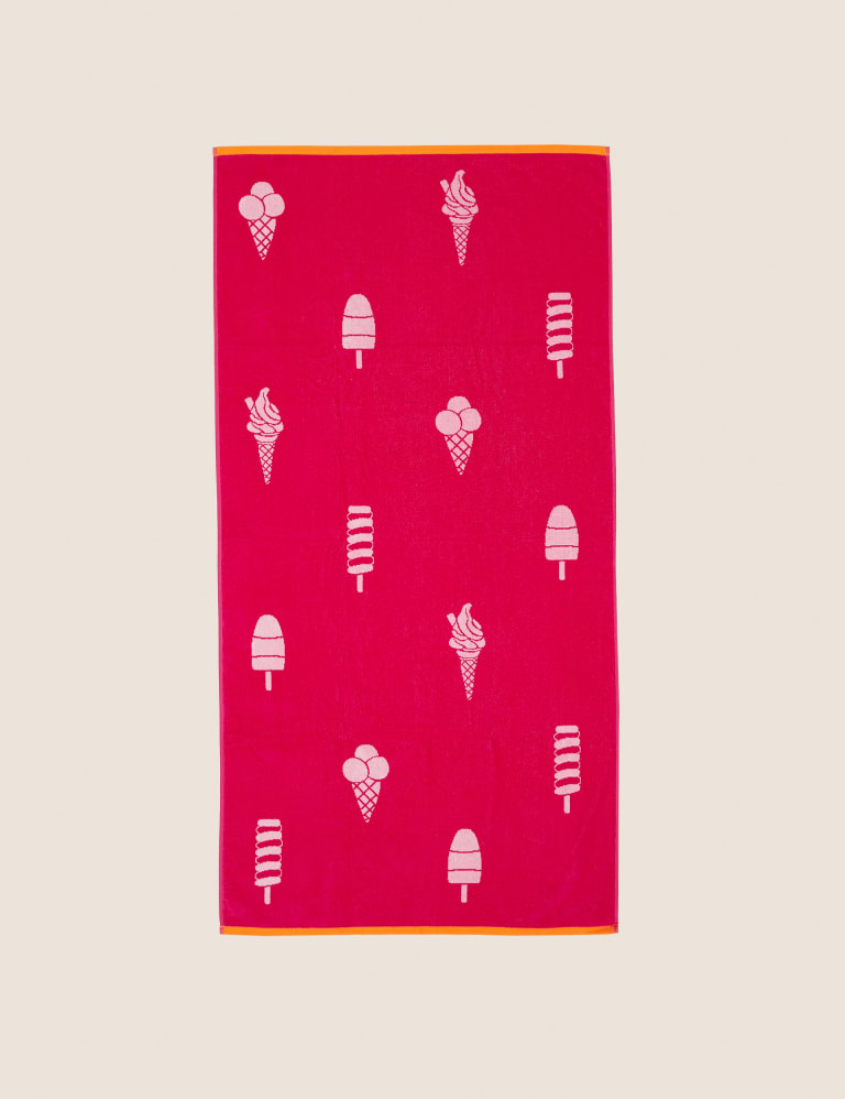 Pure Cotton Ice Cream Beach Towel 2 of 6