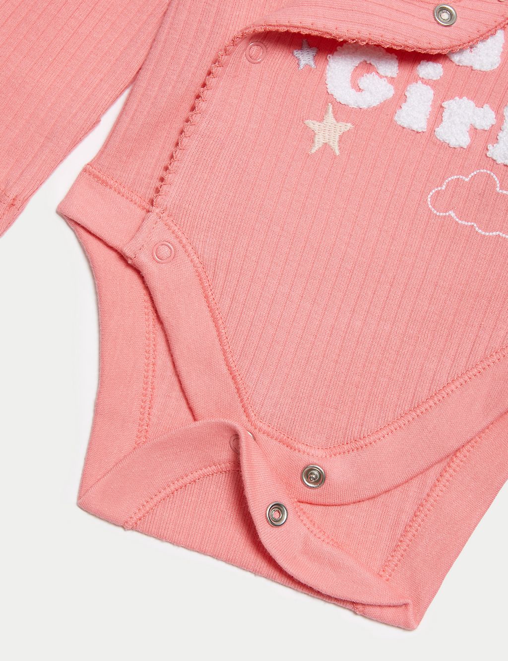 Pure Cotton It's a Girl Bodysuit (0-3 Mths) 4 of 5