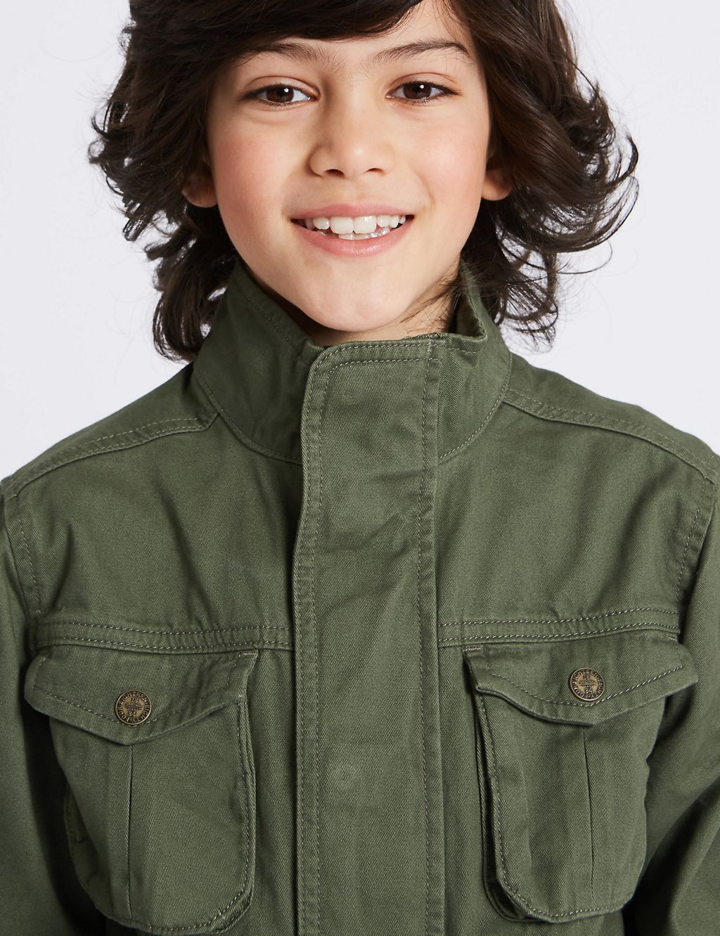 Pure Cotton Jacket (3-16 Years) 5 of 5