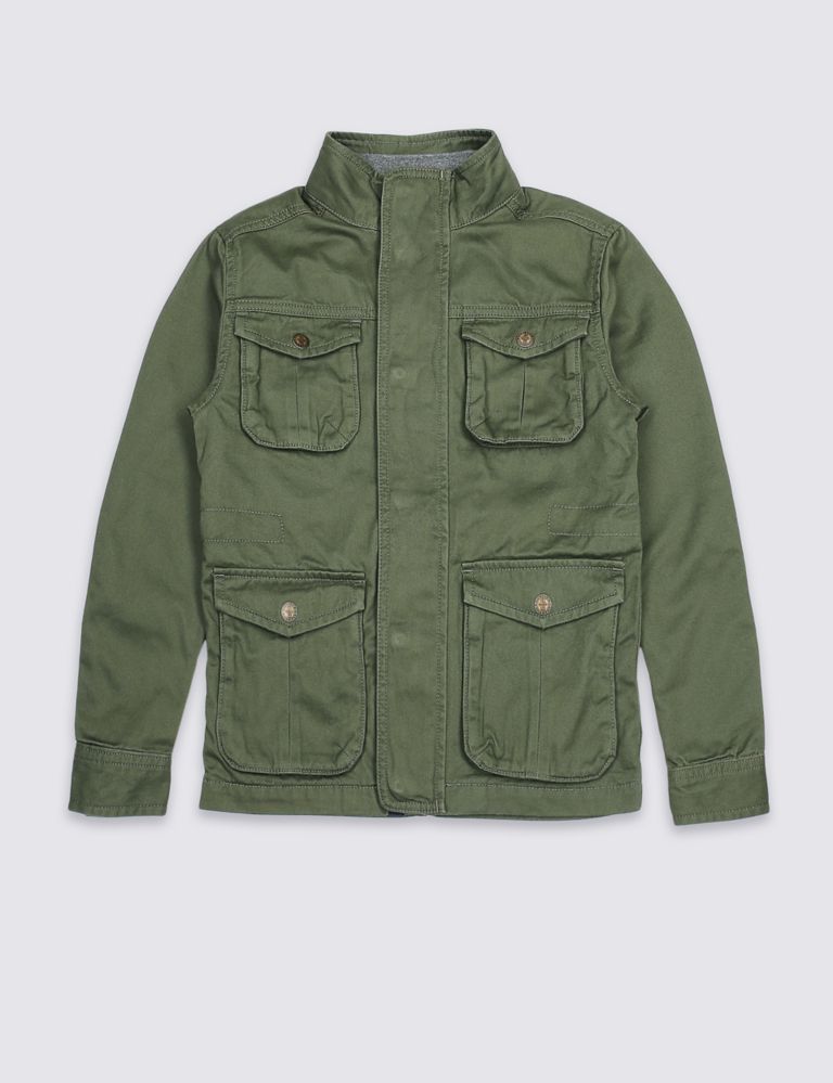 Pure Cotton Jacket (3-16 Years) 2 of 5