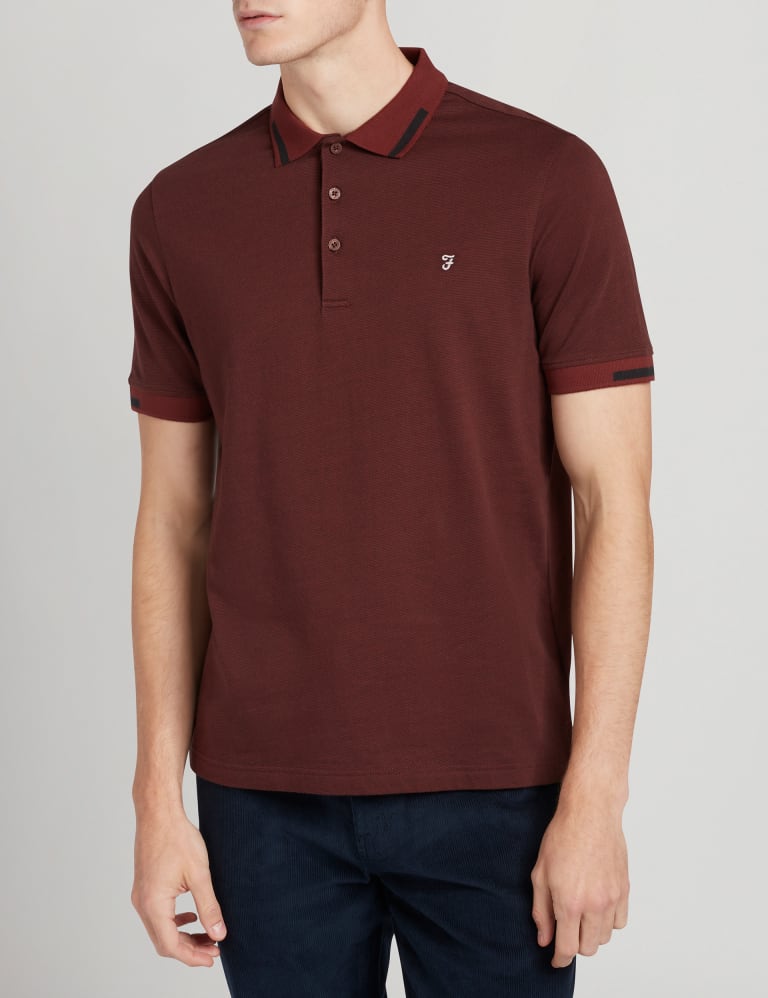 Farah knitted hot sale polo