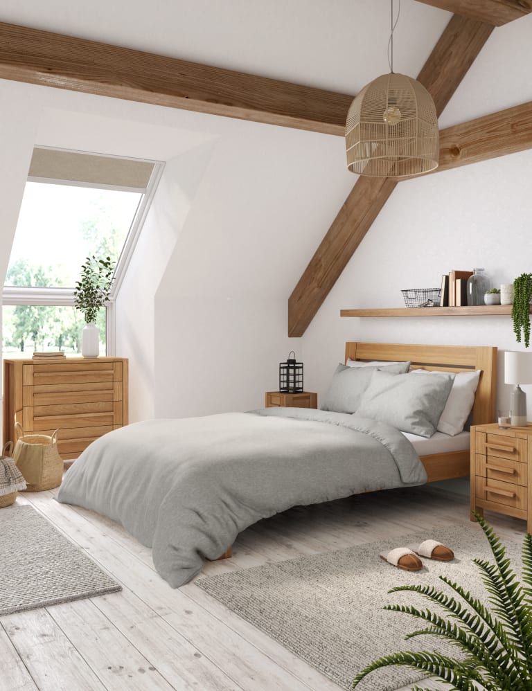 Pure Cotton Jersey Bedding Set M&S Collection M&S