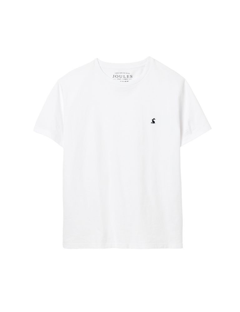 Pure Cotton Jersey Crew Neck T-Shirt 2 of 6