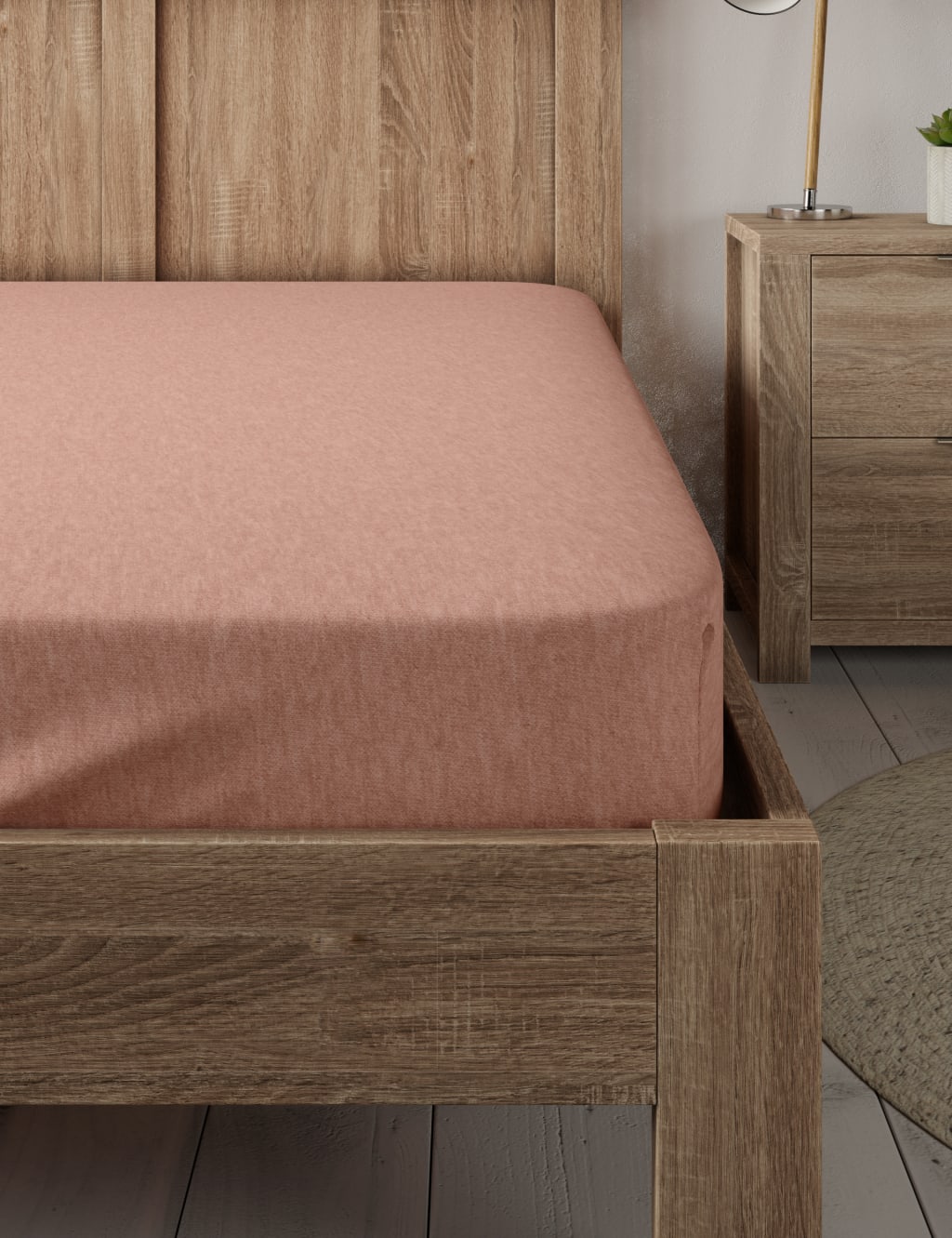 Pure Cotton Jersey Fitted Sheet 1 of 2