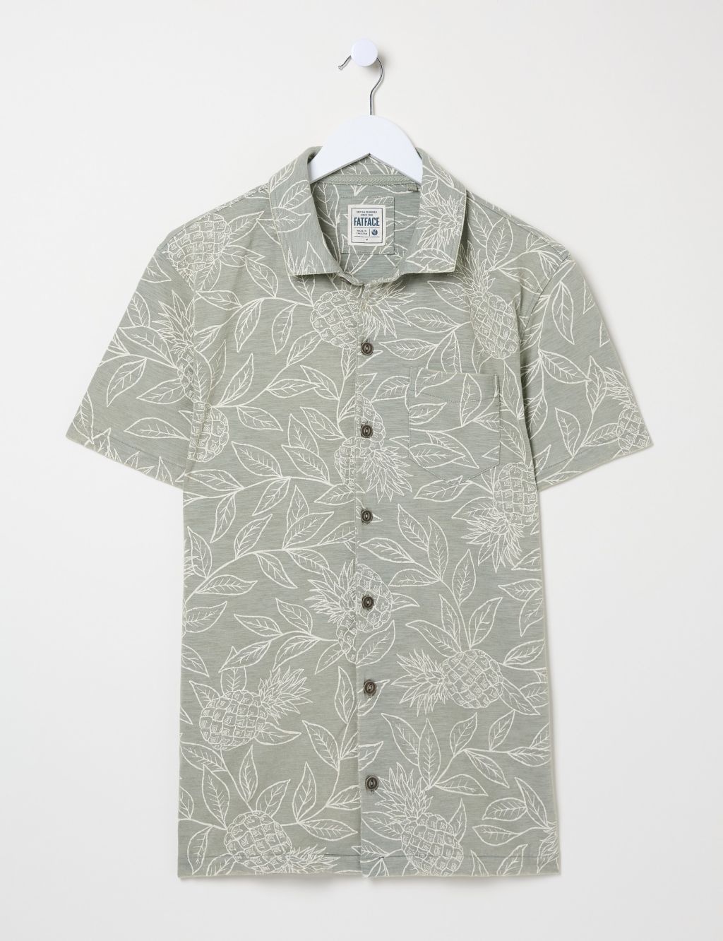 Pure Cotton Jersey Pineapple Shirt 1 of 5