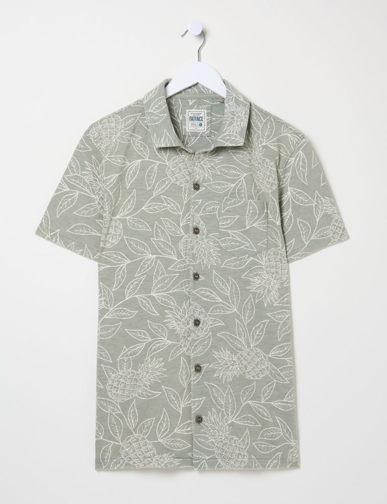 Pure Cotton Jersey Pineapple Shirt 2 of 5