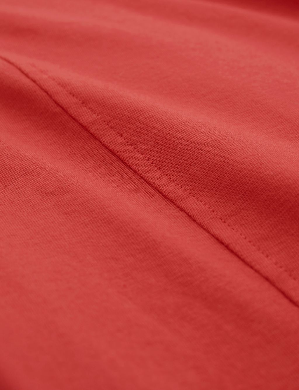 Pure Cotton Jersey Pleat Detail Midi Smock Dress 4 of 7