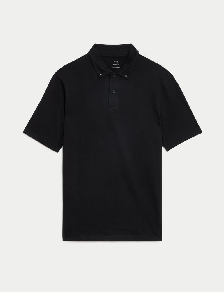 Pure Cotton Jersey Polo Shirt 2 of 5