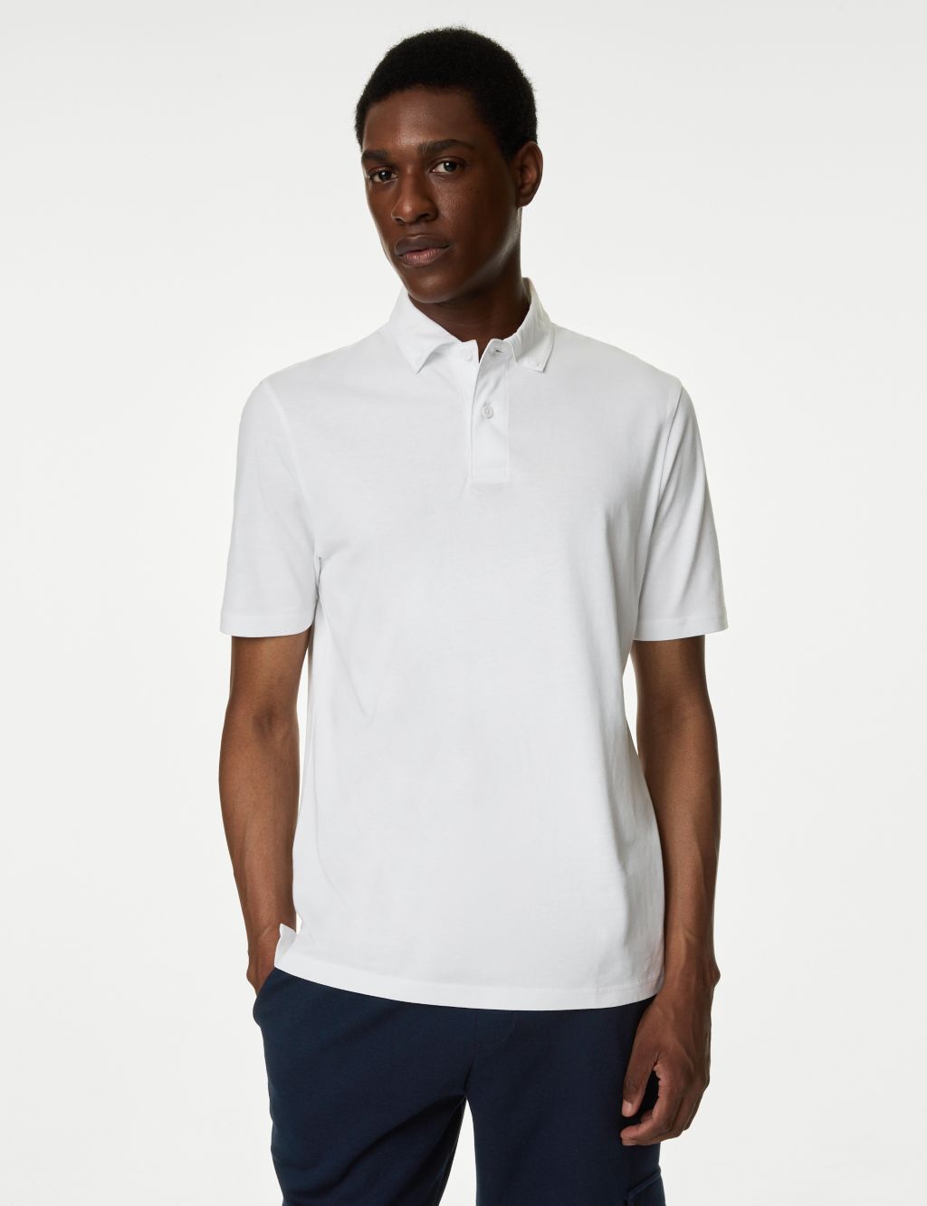 Pure Cotton Jersey Polo Shirt 3 of 5