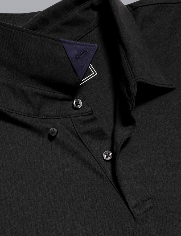 Pure Cotton Jersey Polo Shirt | Charles Tyrwhitt | M&S