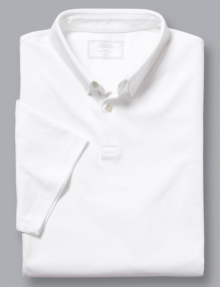 Pure Cotton Jersey Polo Shirt 2 of 6