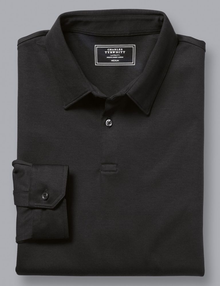 Pure Cotton Jersey Polo Shirt | Charles Tyrwhitt | M&S