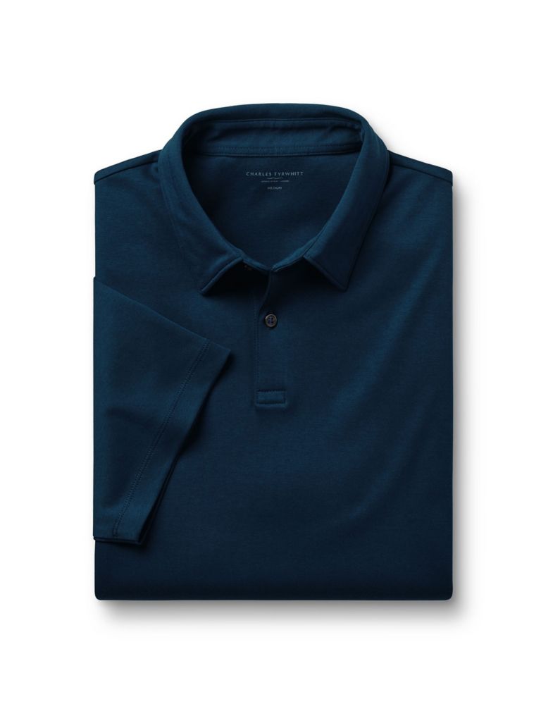 Pure Cotton Jersey Polo Shirt 2 of 6