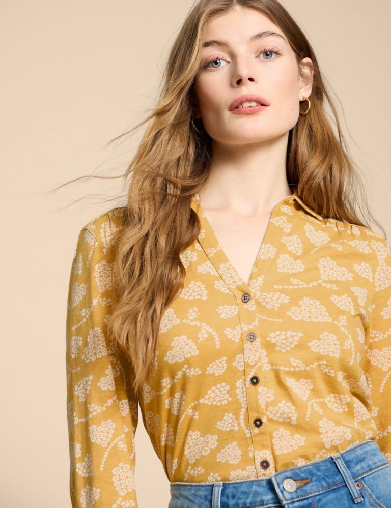 Pure Cotton Jersey Printed Shirt 4 of 6