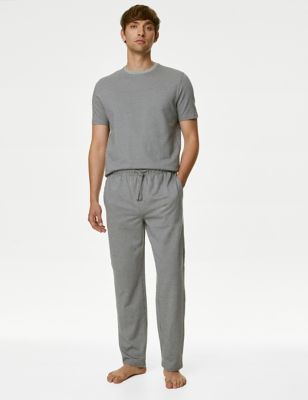 Pure Cotton Jersey Pyjama Bottoms, M&S Collection