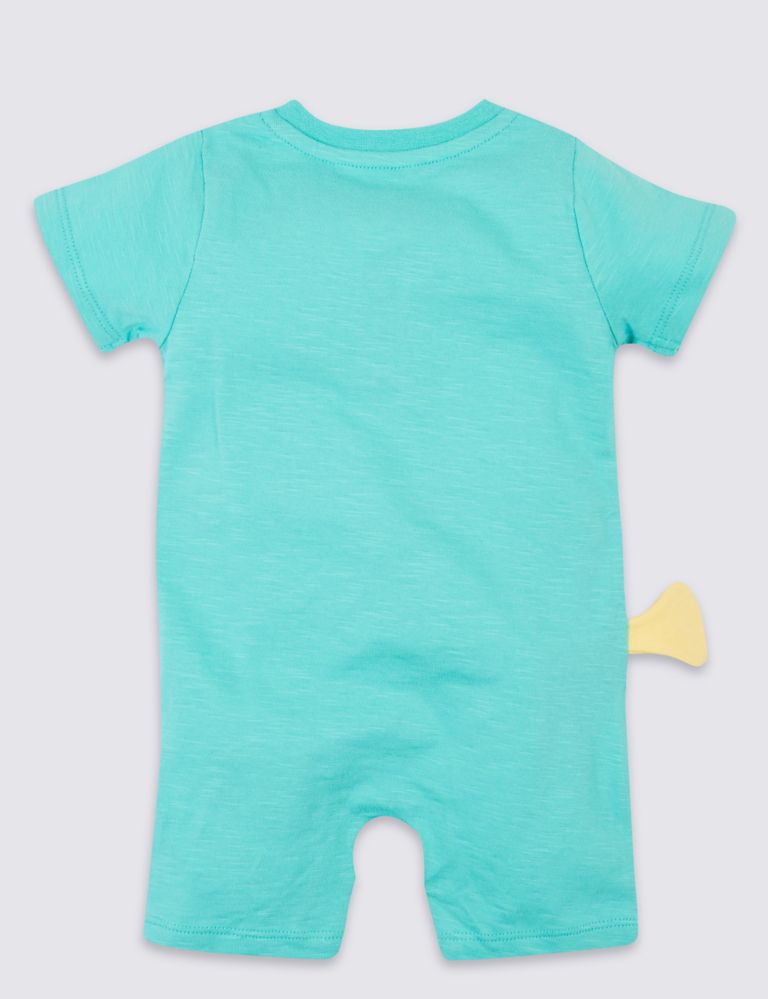 Pure Cotton Jersey Romper 2 of 4