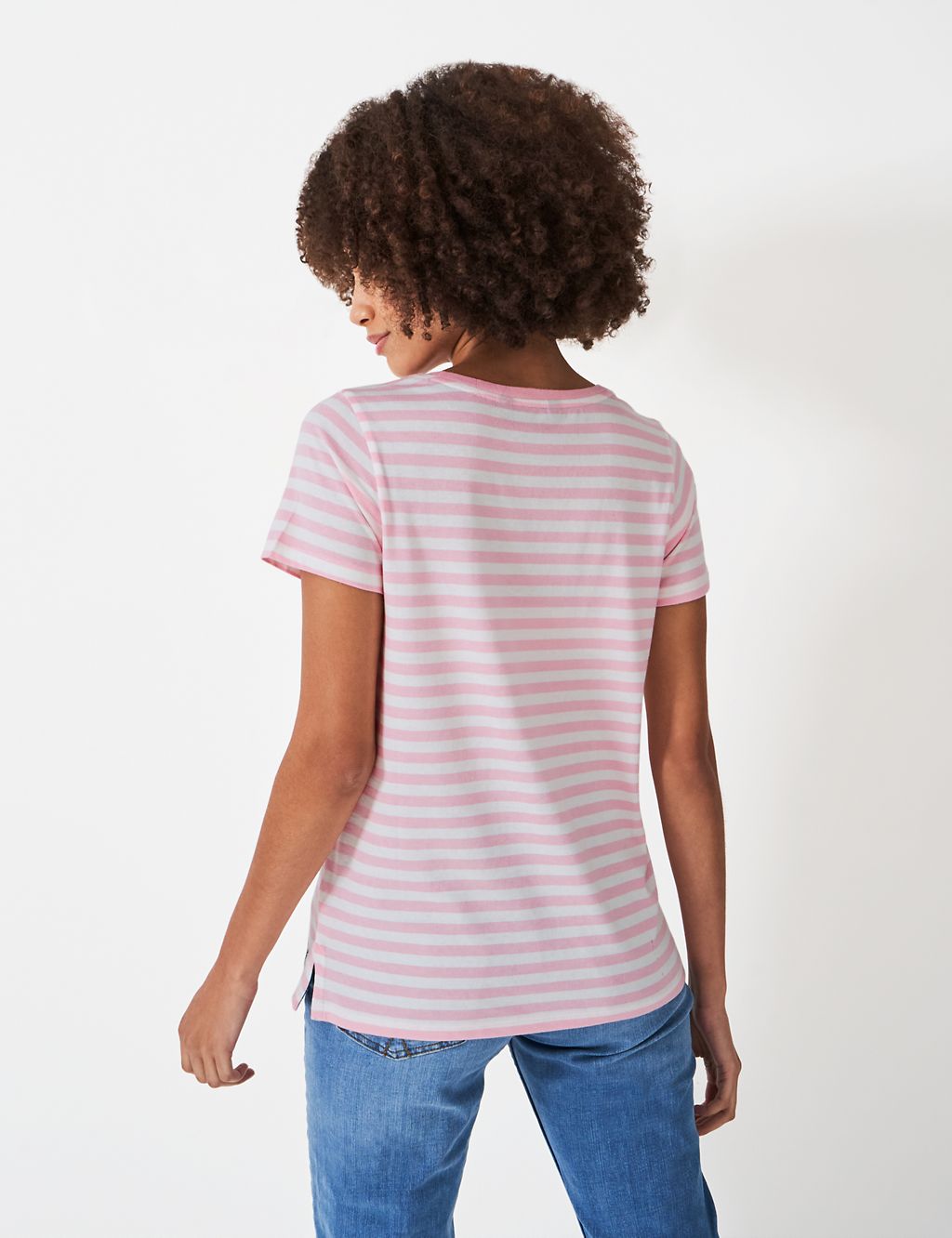 Pure Cotton Jersey Striped T-Shirt 4 of 5